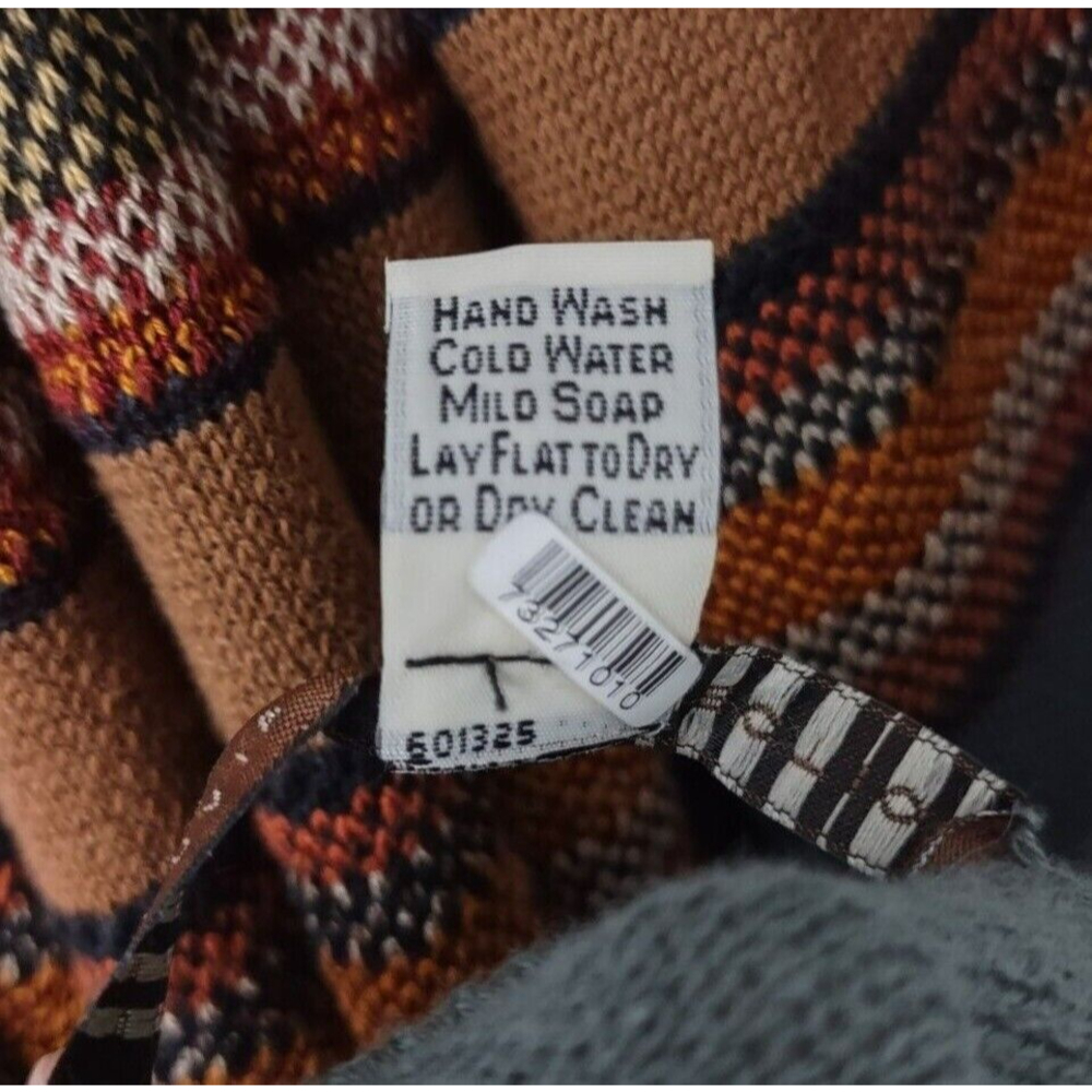 Peruvian Connection Multicolor Striped Wrap - image 5